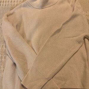 Lululemon Cream Turtleneck Sweater